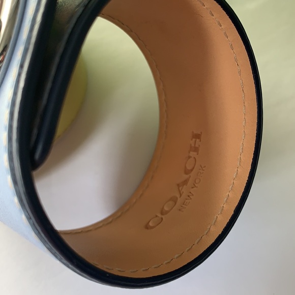 ❤️❤️❤️Coach blue leather bracelet ❤️❤️❤️ - Picture 7 of 9